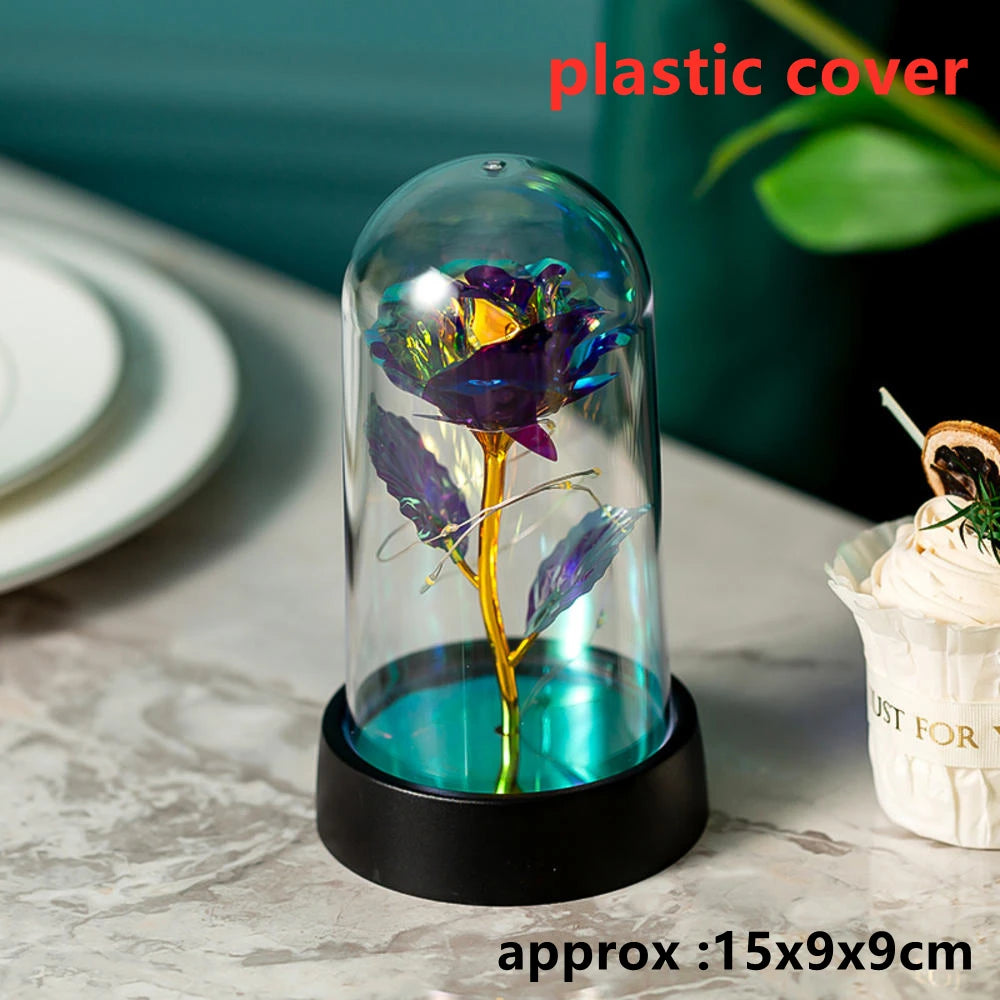 Trois Roses Artificielles LED Galaxy