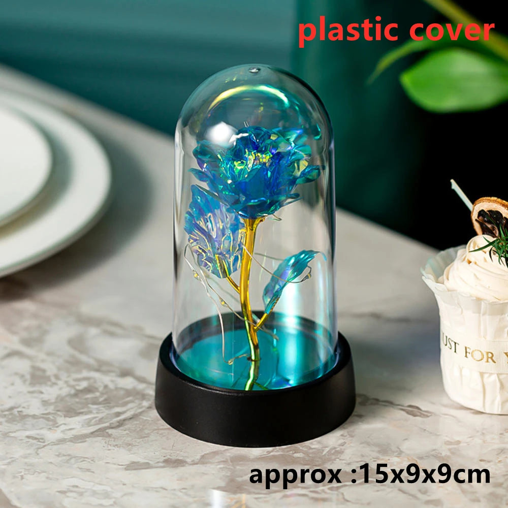 Trois Roses Artificielles LED Galaxy