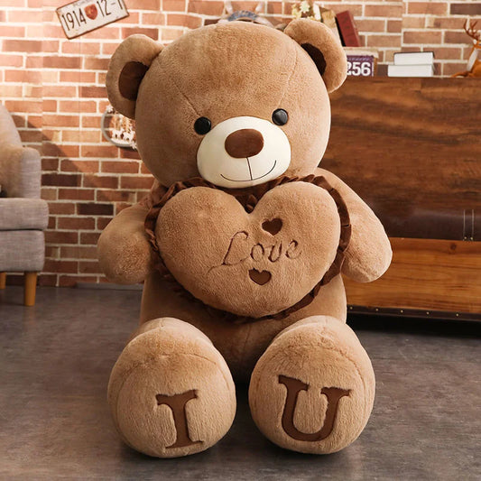 Peluche Ours Géant 100 cm “I LOVE YOU” – Grande et Adorable
