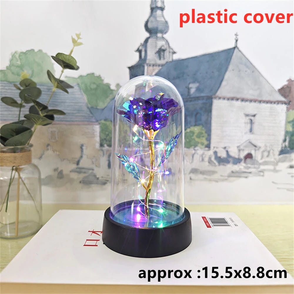 Trois Roses Artificielles LED Galaxy