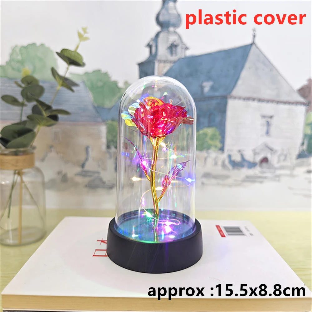 Trois Roses Artificielles LED Galaxy